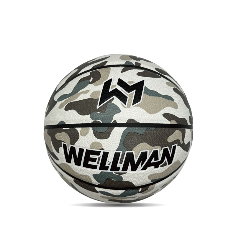 屋内/屋外の吸湿性PUカラフルな印刷されたスポーツバスケットボールボール