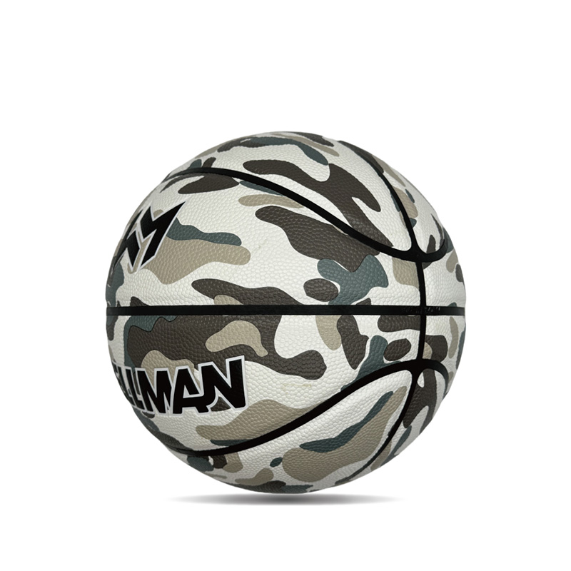 屋内/屋外の吸湿性PUカラフルな印刷されたスポーツバスケットボールボール