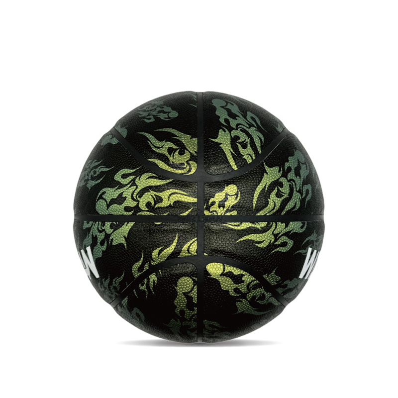 屋内/屋外の吸湿性PUカラフルな印刷されたスポーツバスケットボールボール