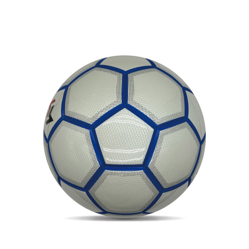 ダブルミラーカスタムプリントフットボール光沢のあるパーソナライズされたサッカーボール公式サイズ5