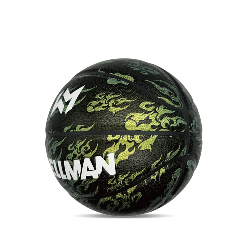 屋内/屋外の吸湿性PUカラフルな印刷されたスポーツバスケットボールボール