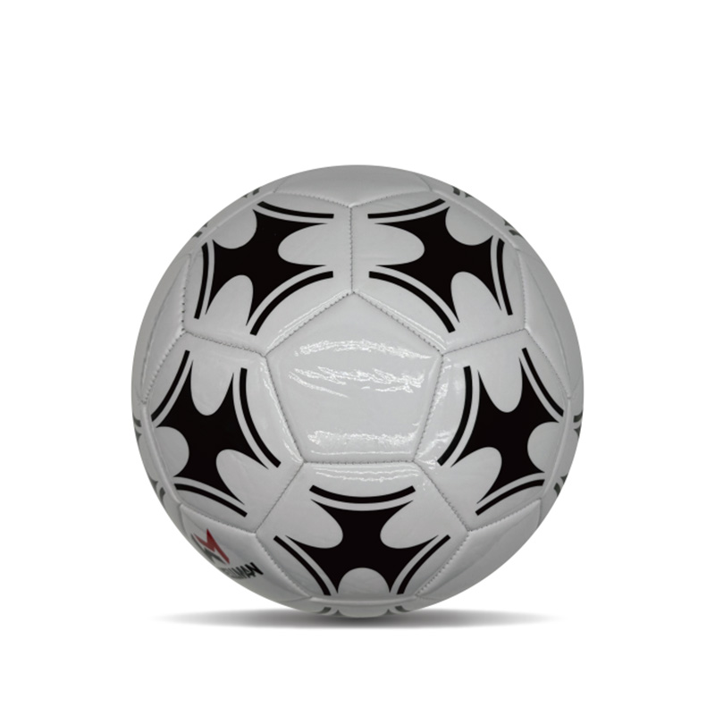 PVCレザーマシンステッチされた屋内ゲームトレーニング練習サッカーボールメーカーの供給