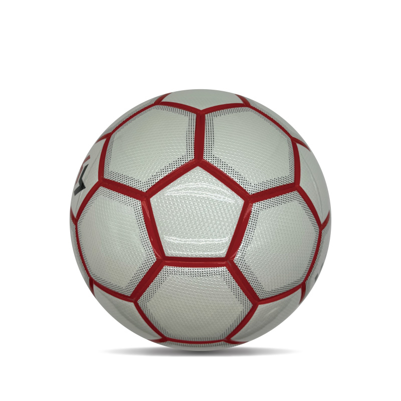 ダブルミラーカスタムプリントフットボール光沢のあるパーソナライズされたサッカーボール公式サイズ5