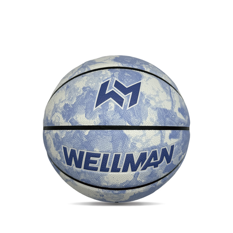 屋内/屋外の吸湿性PUカラフルな印刷されたスポーツバスケットボールボール