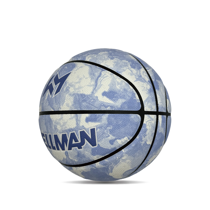 屋内/屋外の吸湿性PUカラフルな印刷されたスポーツバスケットボールボール