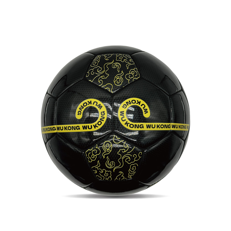 ダブルミラーカスタムプリントフットボール光沢のあるパーソナライズされたサッカーボール公式サイズ5