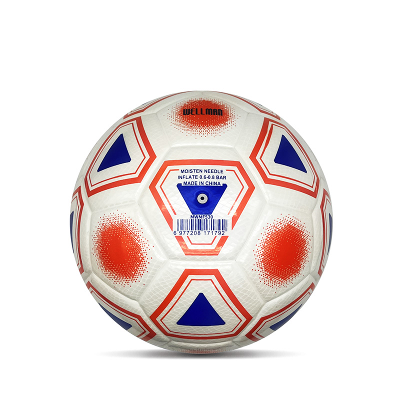 ダブルミラーカスタムプリントフットボール光沢のあるパーソナライズされたサッカーボール公式サイズ5